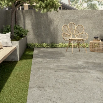 Klinker <strong>Kalksten Sand</strong>  Grå Skridsikker Mat 60x120 cm