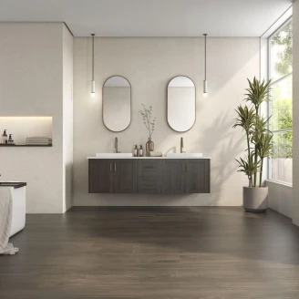 Klinker <strong>Eklund</strong>  Mørkebrun Mat 25x150 cm