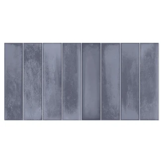 Dekor Vægflise <strong>Ember</strong>  Blå Blank 30x60 cm