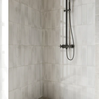 Dekor Vægflise <strong>Ember</strong>  Lysegrå Blank 30x60 cm