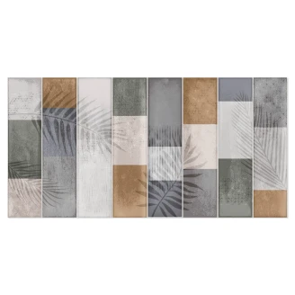 Dekor Vægflise <strong>Ember</strong>  Flerfarvet Blank 30x60 cm