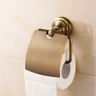 Toiletpapirholder med Låg <strong>Solbacken</strong>  Krom
