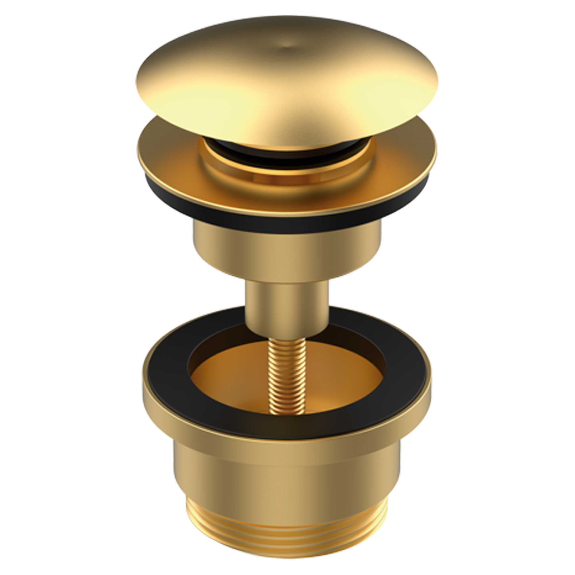 Bundventil Universal System Guld Mat Click-Clack