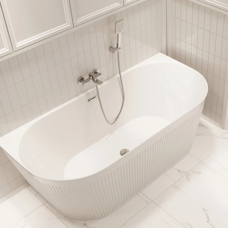 Badekar Armatur Elen Krom Blank