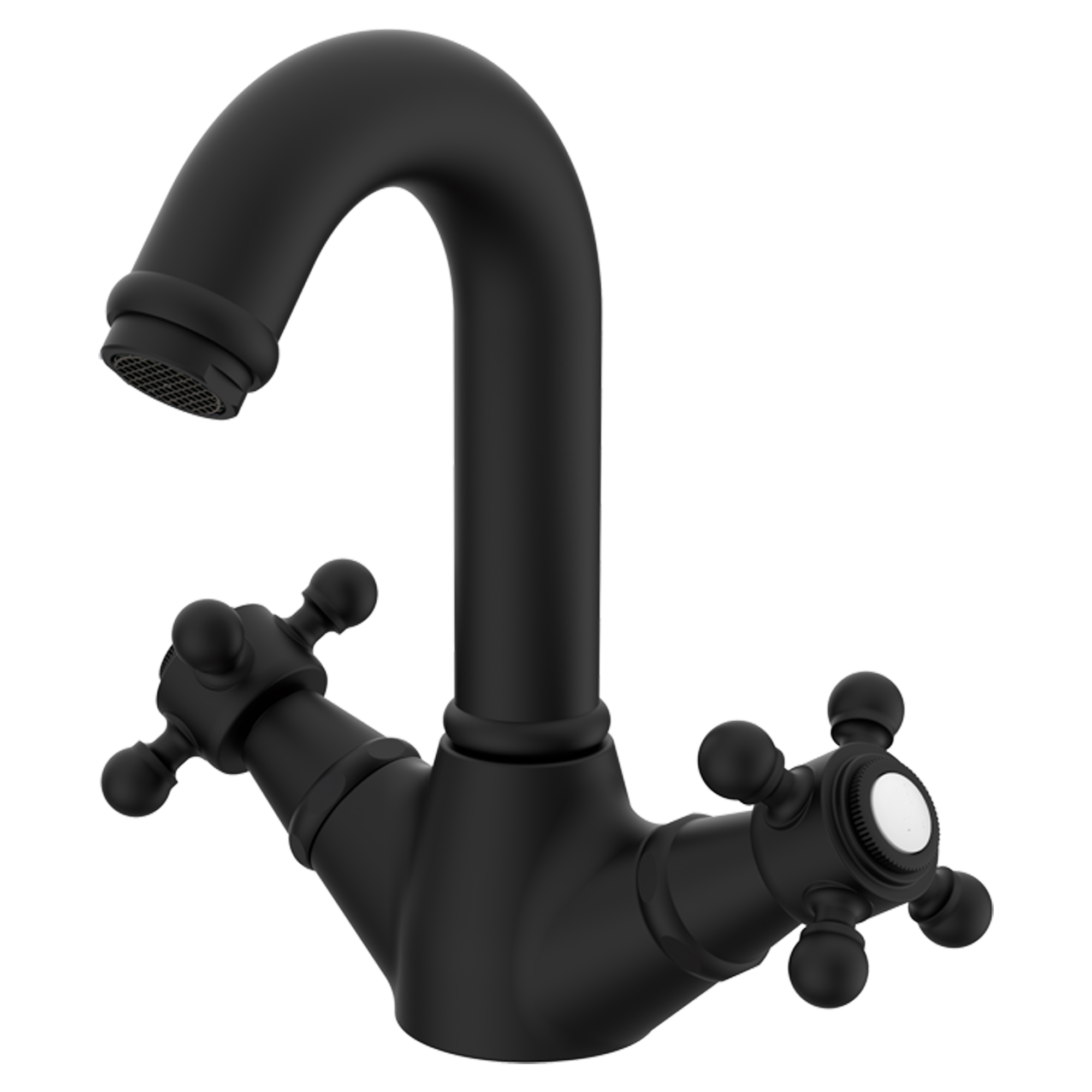 Håndvaskarmatur Alderton Sort Mat