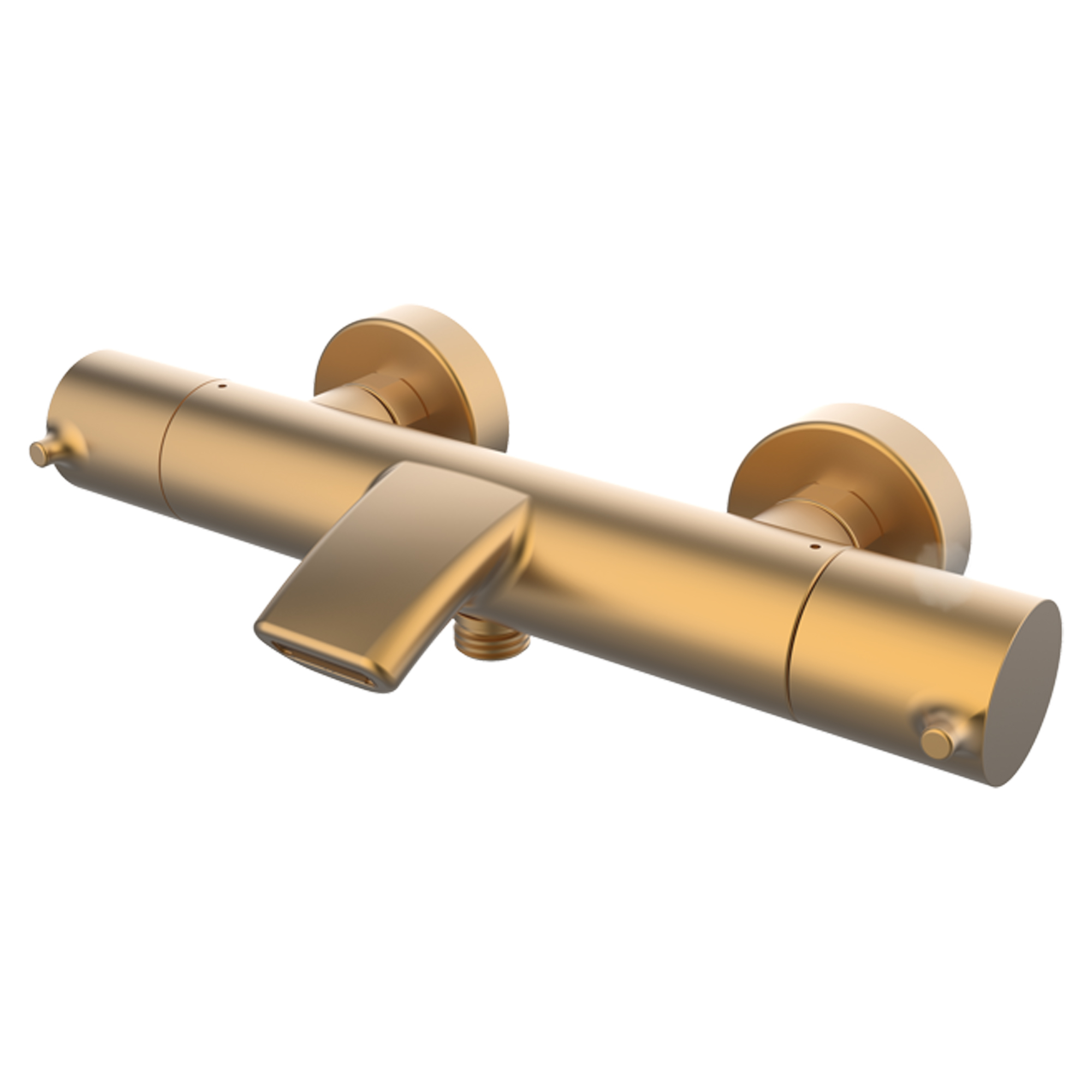 Badekar Armatur Carenza Bronze Mat med Termostat