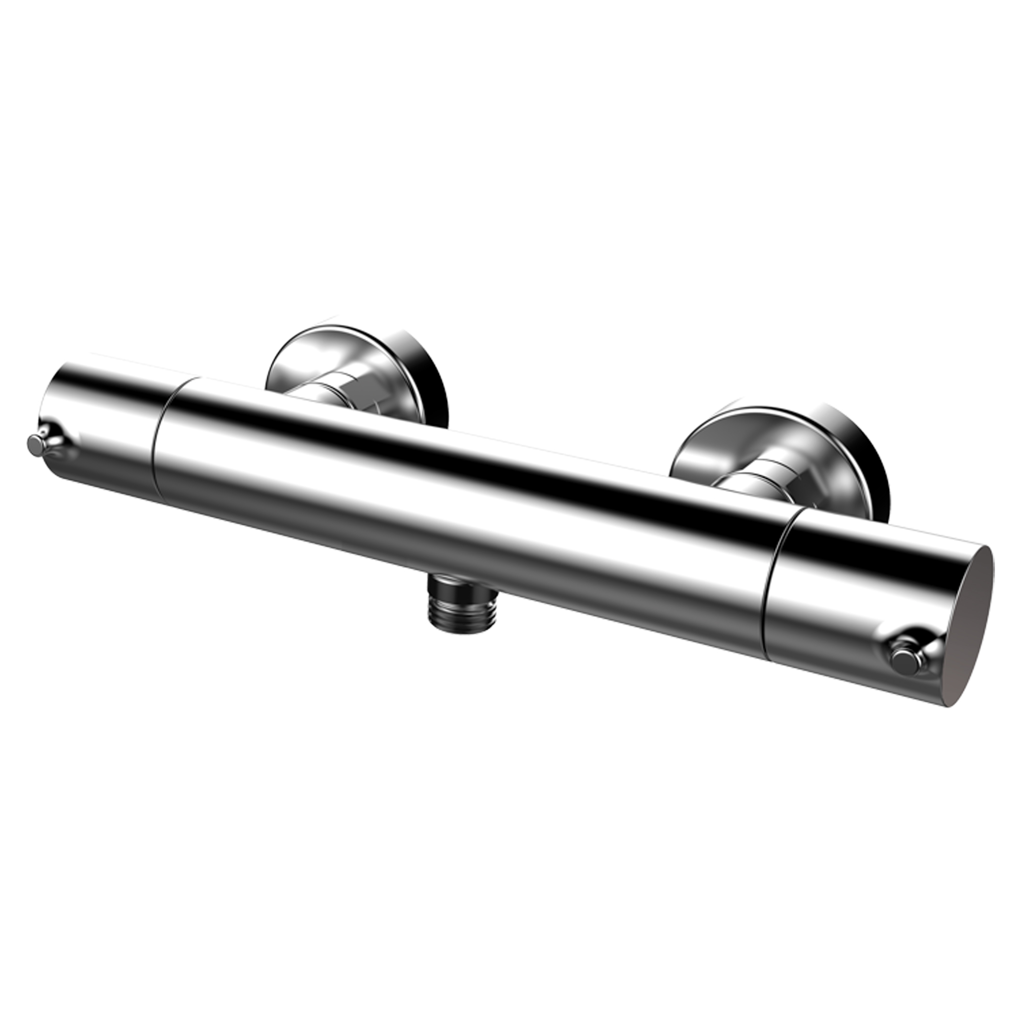 Brusearmatur Carenza Krom Blank med Termostat