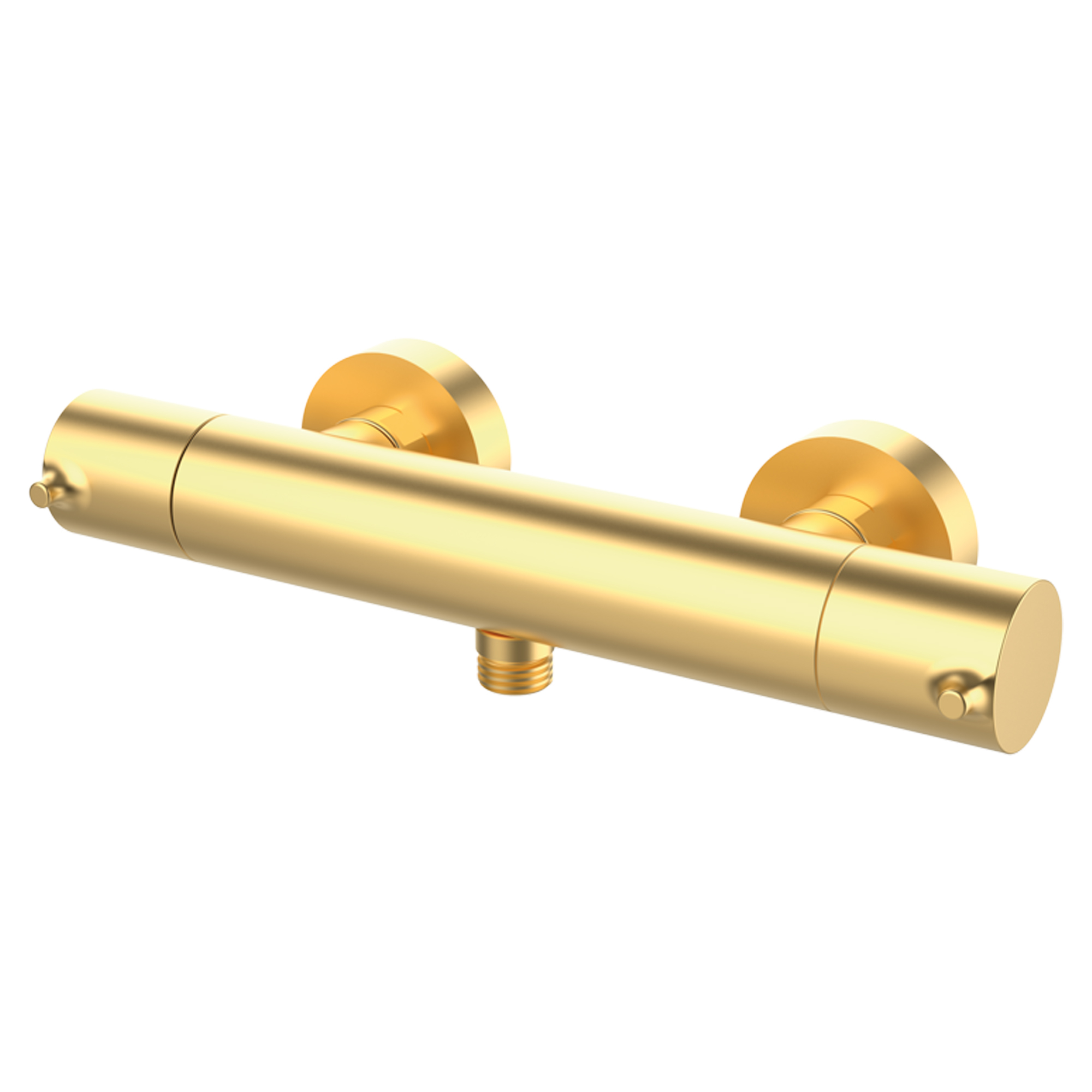 Brusearmatur Carenza Guld Mat med Termostat