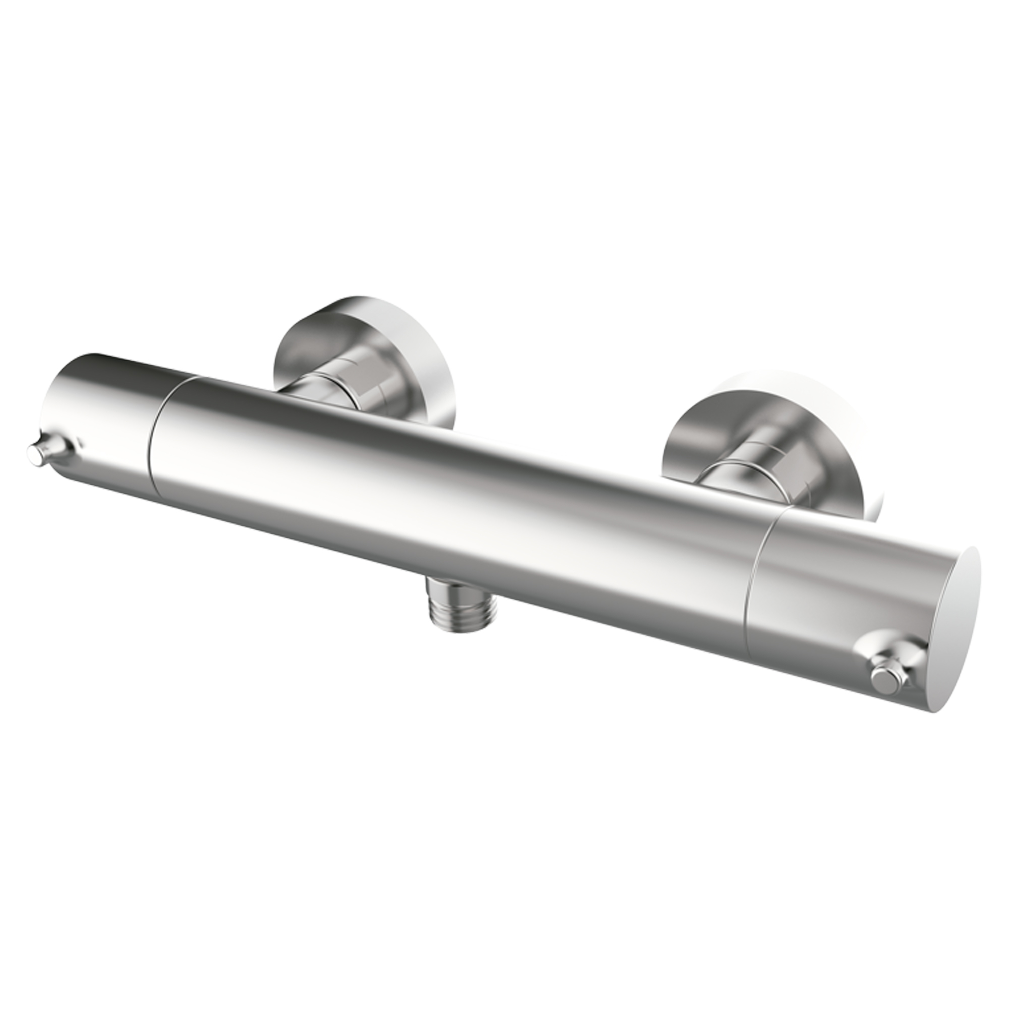 Brusearmatur Carenza Krom Mat med Termostat