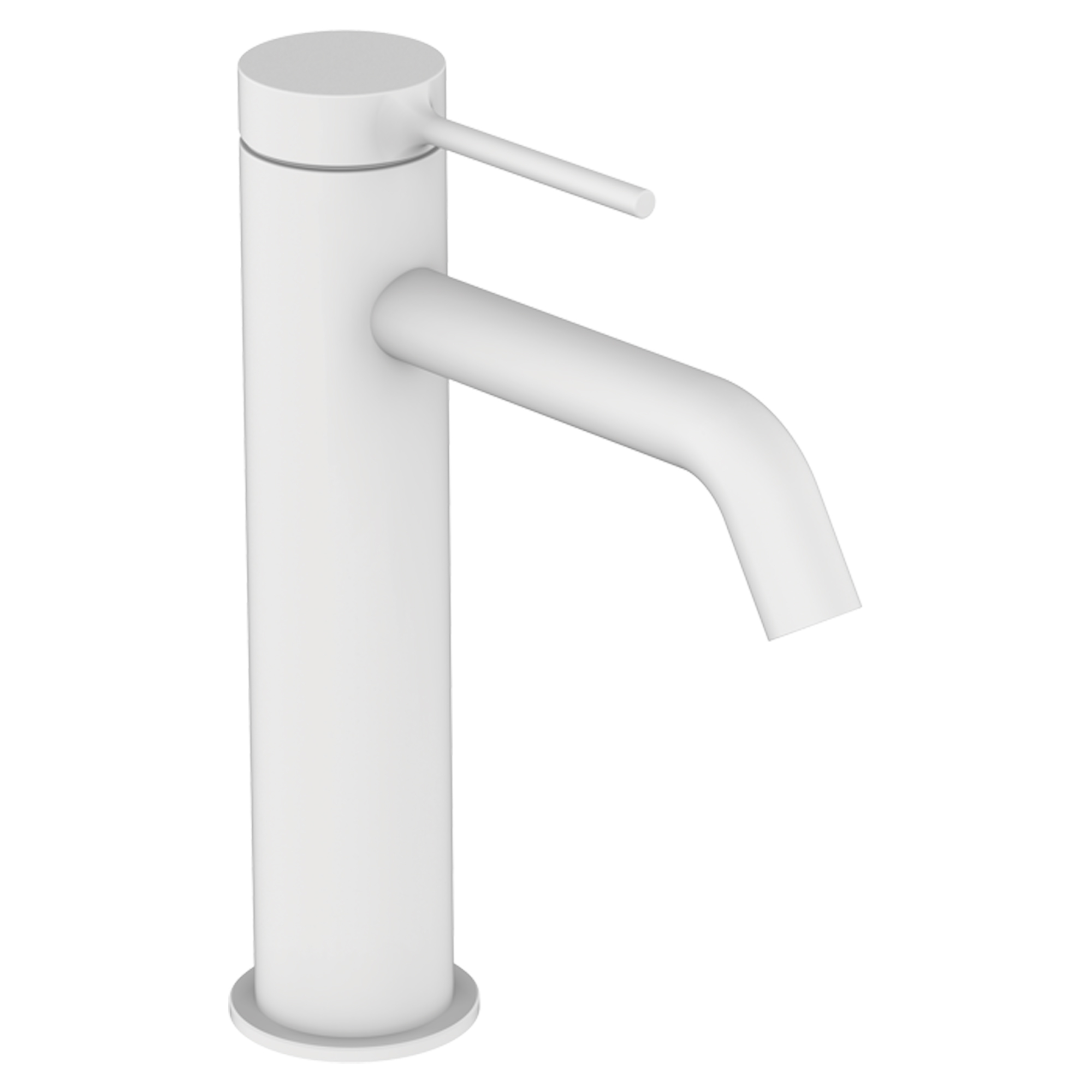 Håndvaskarmatur Carenza 20 cm Hvid Mat Høj