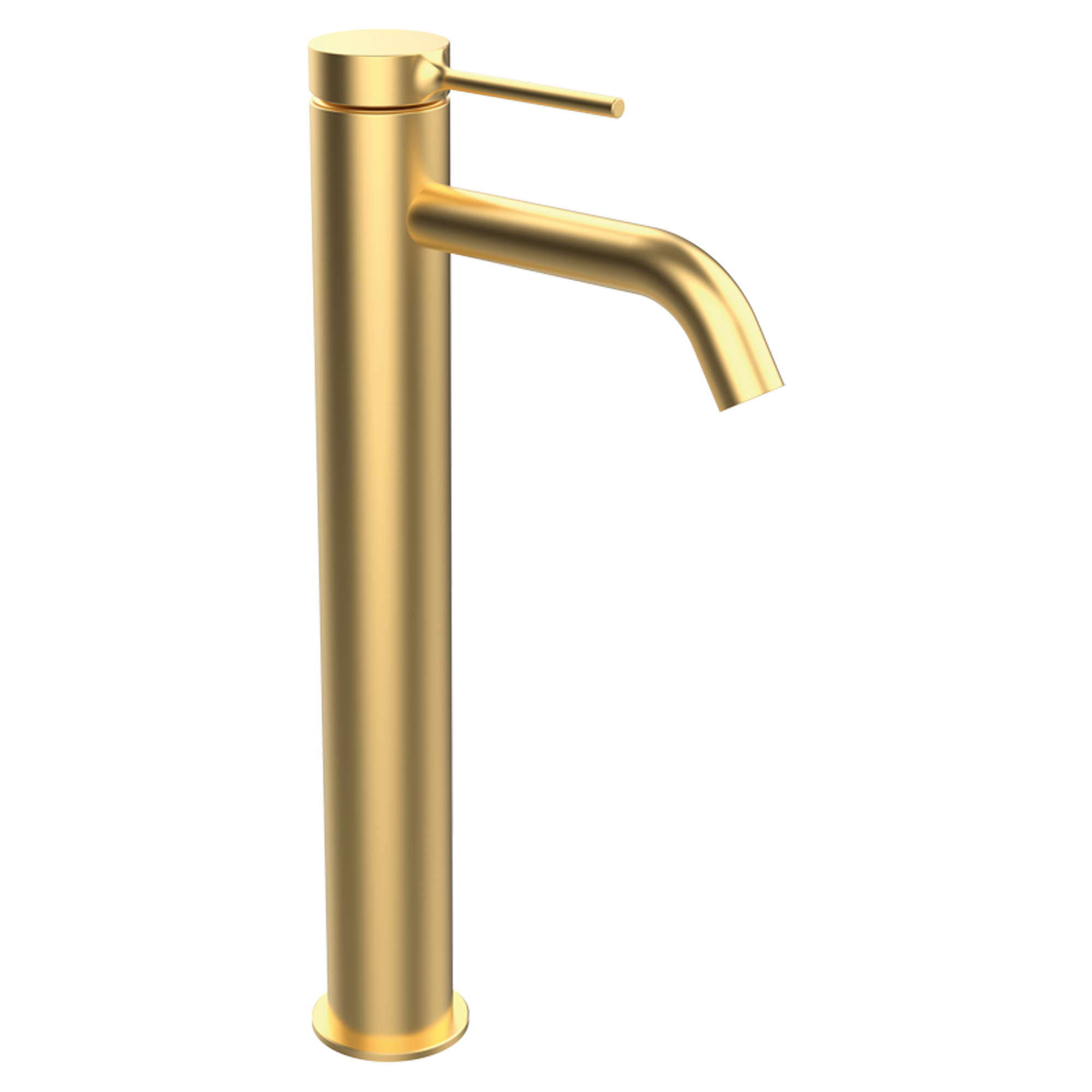 Håndvaskarmatur Carenza 31 cm Guld Mat Høj