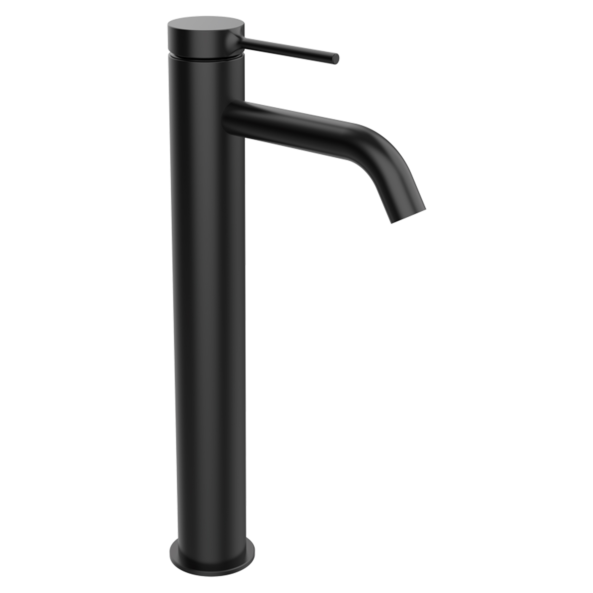 Håndvaskarmatur Carenza 31 cm Metal Sort Mat Høj