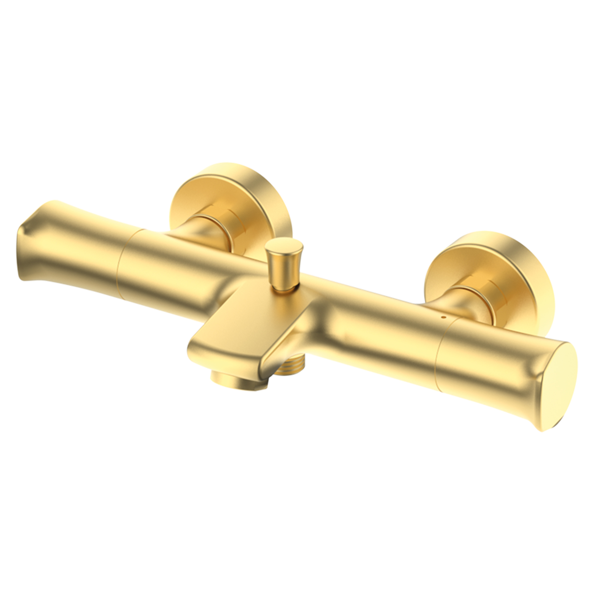 Badekar Armatur Havren Guld Mat med Termostat