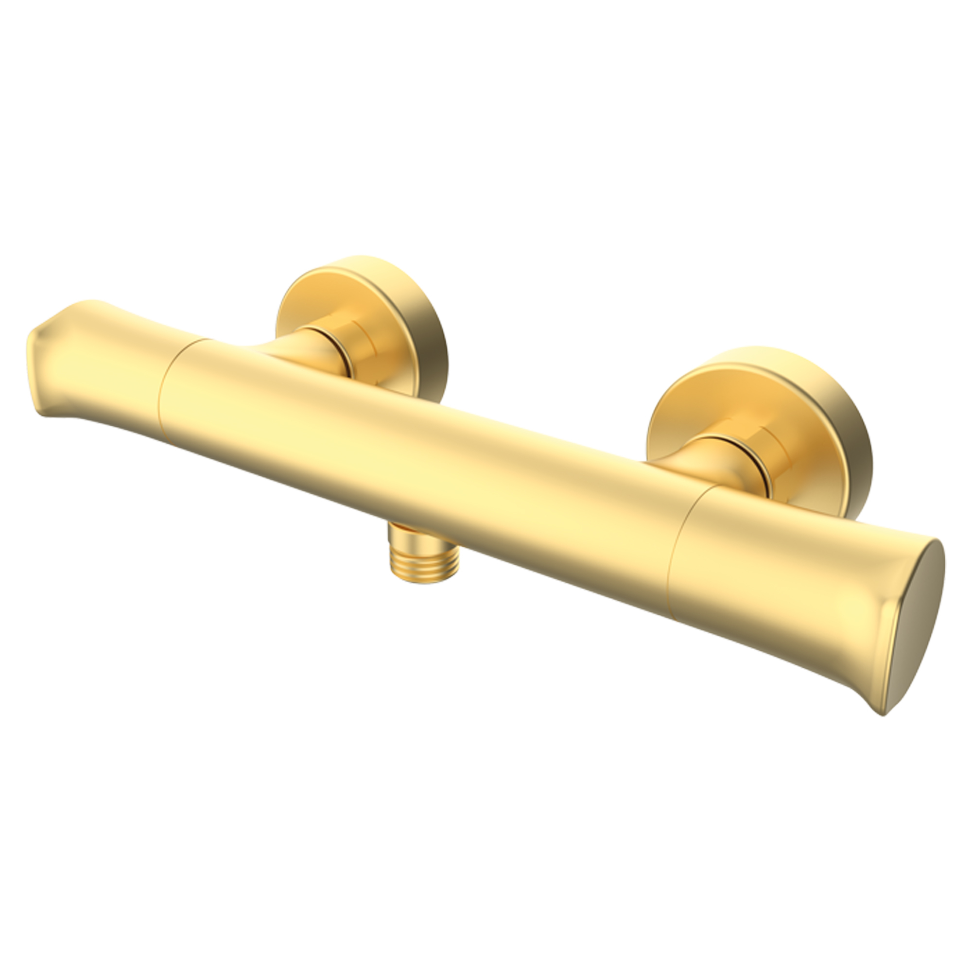 Brusearmatur Havren Guld Mat med Termostat