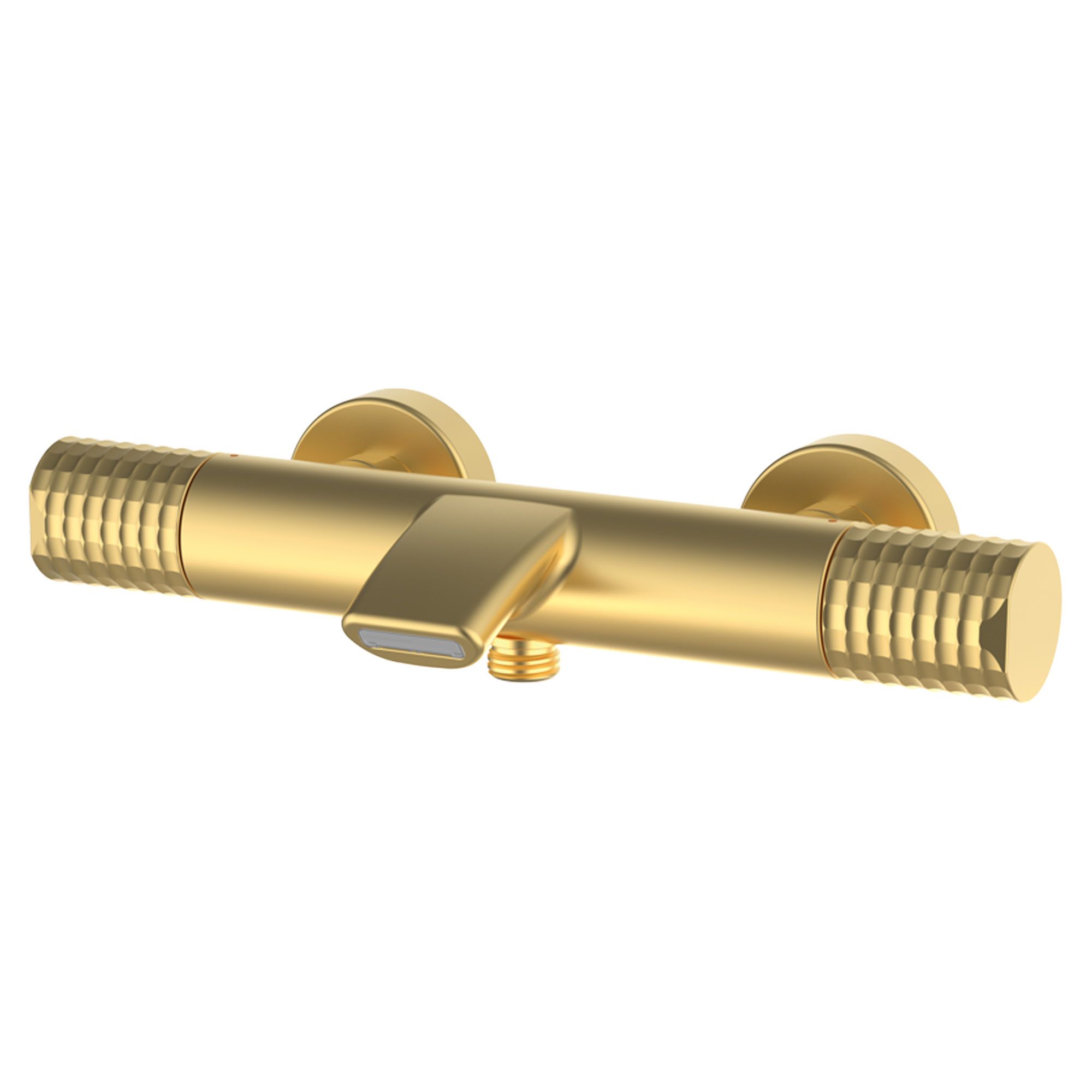 Badekar Armatur Elandra Guld Mat med Termostat