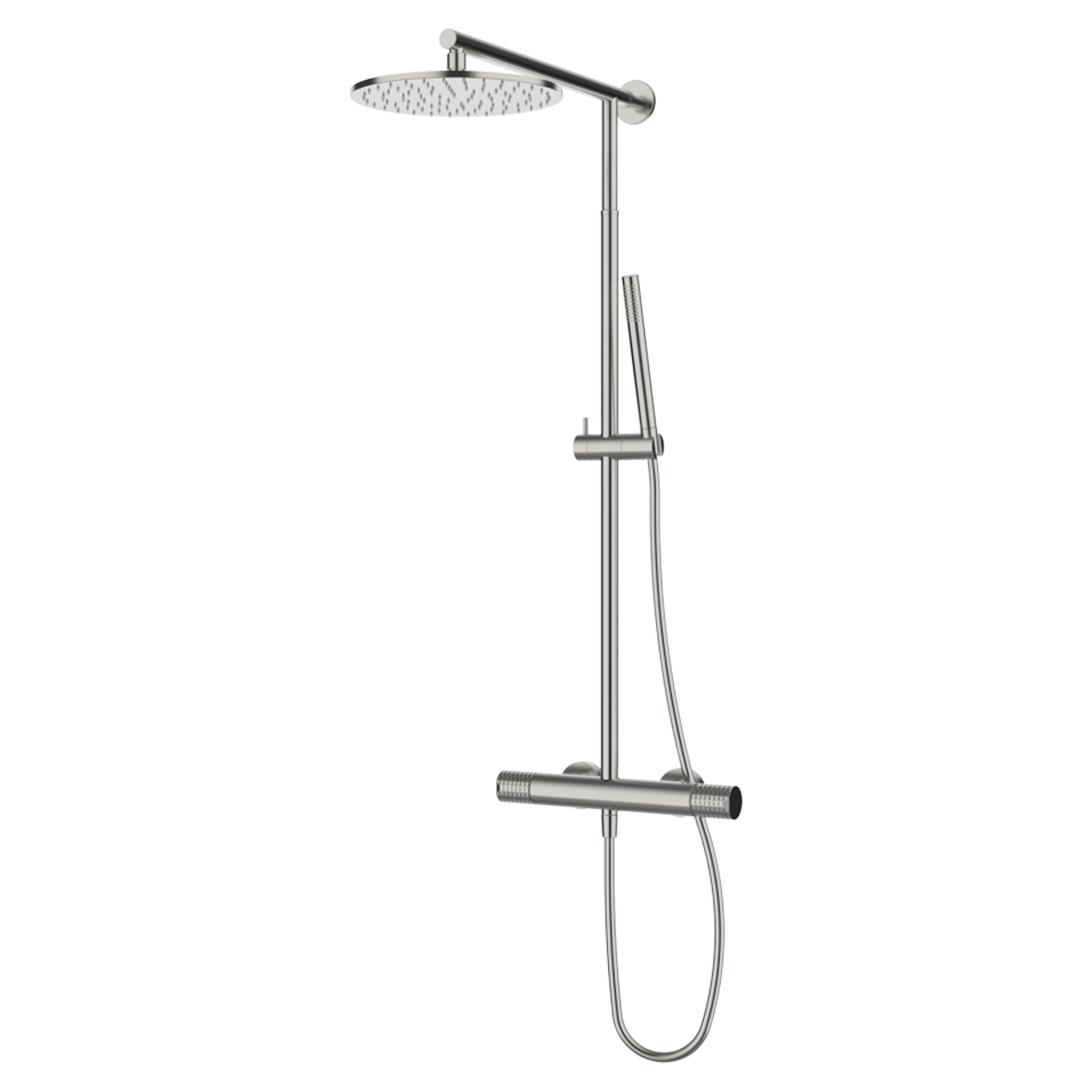 Brusesæt Elandra Krom Mat med Termostat