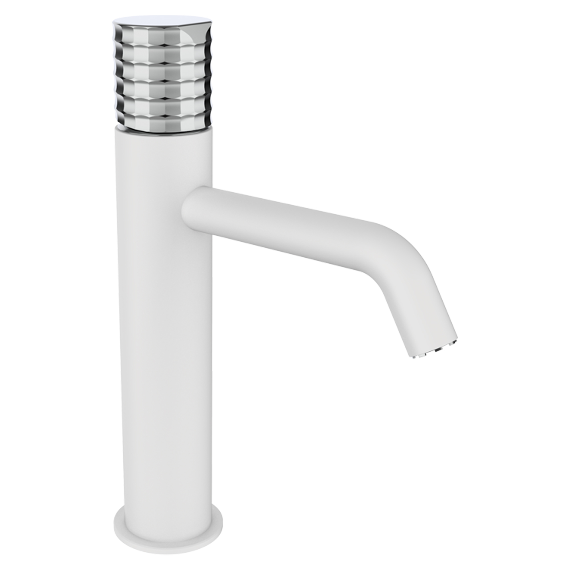 Håndvaskarmatur Elandra 22 cm Hvid Mat Høj