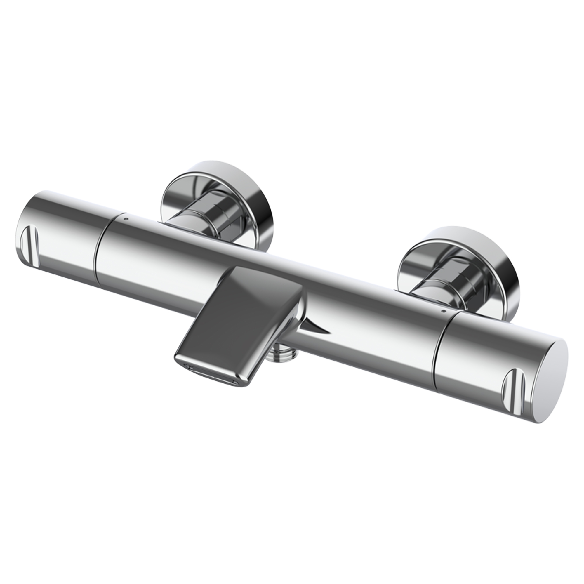 Badekar Armatur Kelver Krom Blank med Termostat