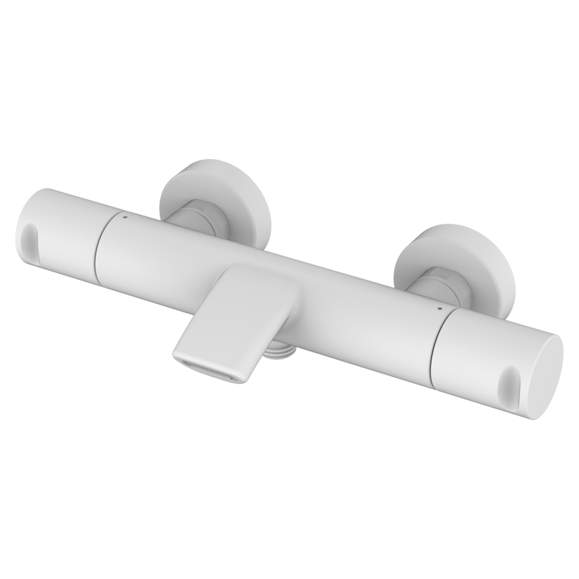 Badekar Armatur Kelver Hvid Mat med Termostat