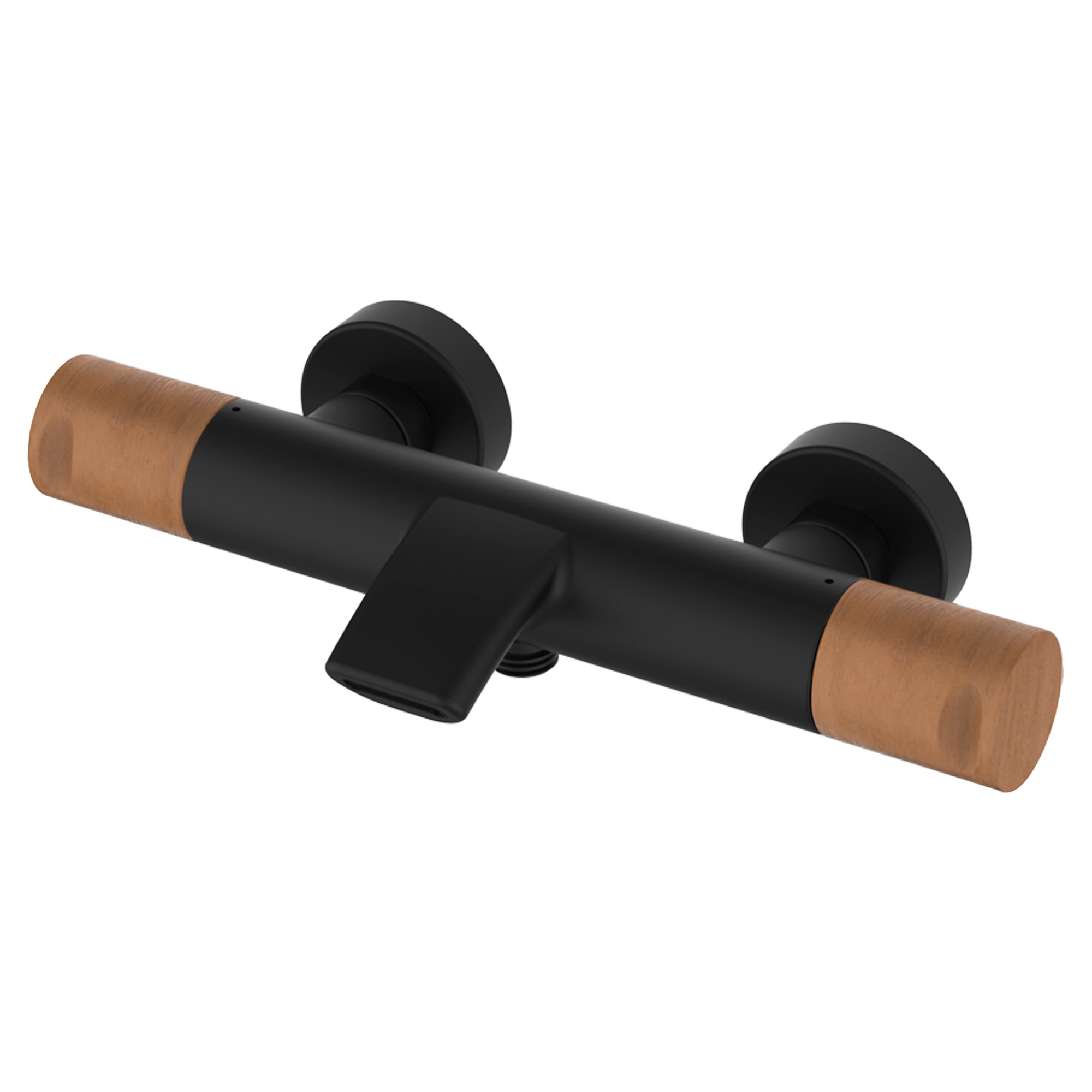 Badekar Armatur Kelver Sort-Arce Mat med Termostat