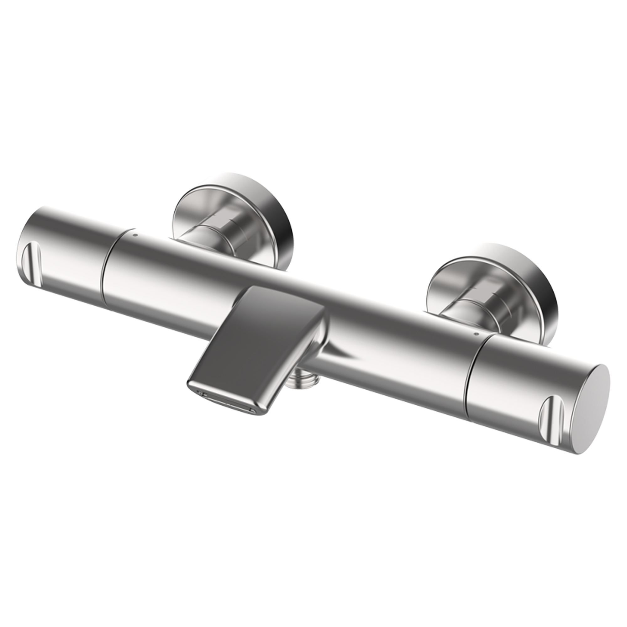 Badekar Armatur Kelver Krom Mat med Termostat