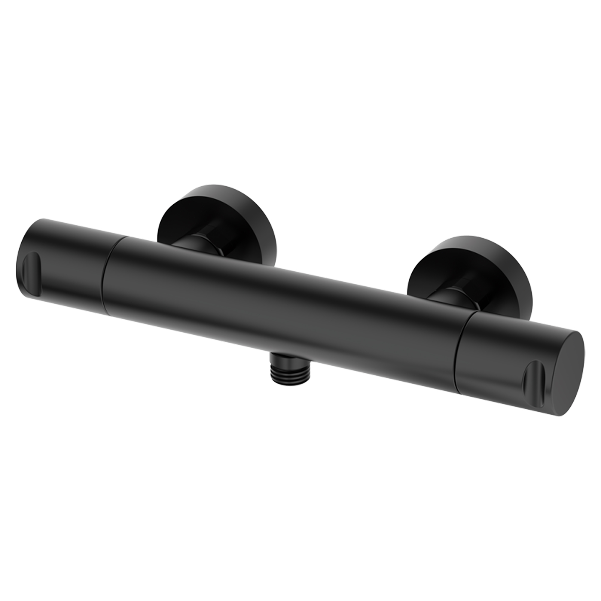 Brusearmatur Kelver Metal Sort Mat med Termostat