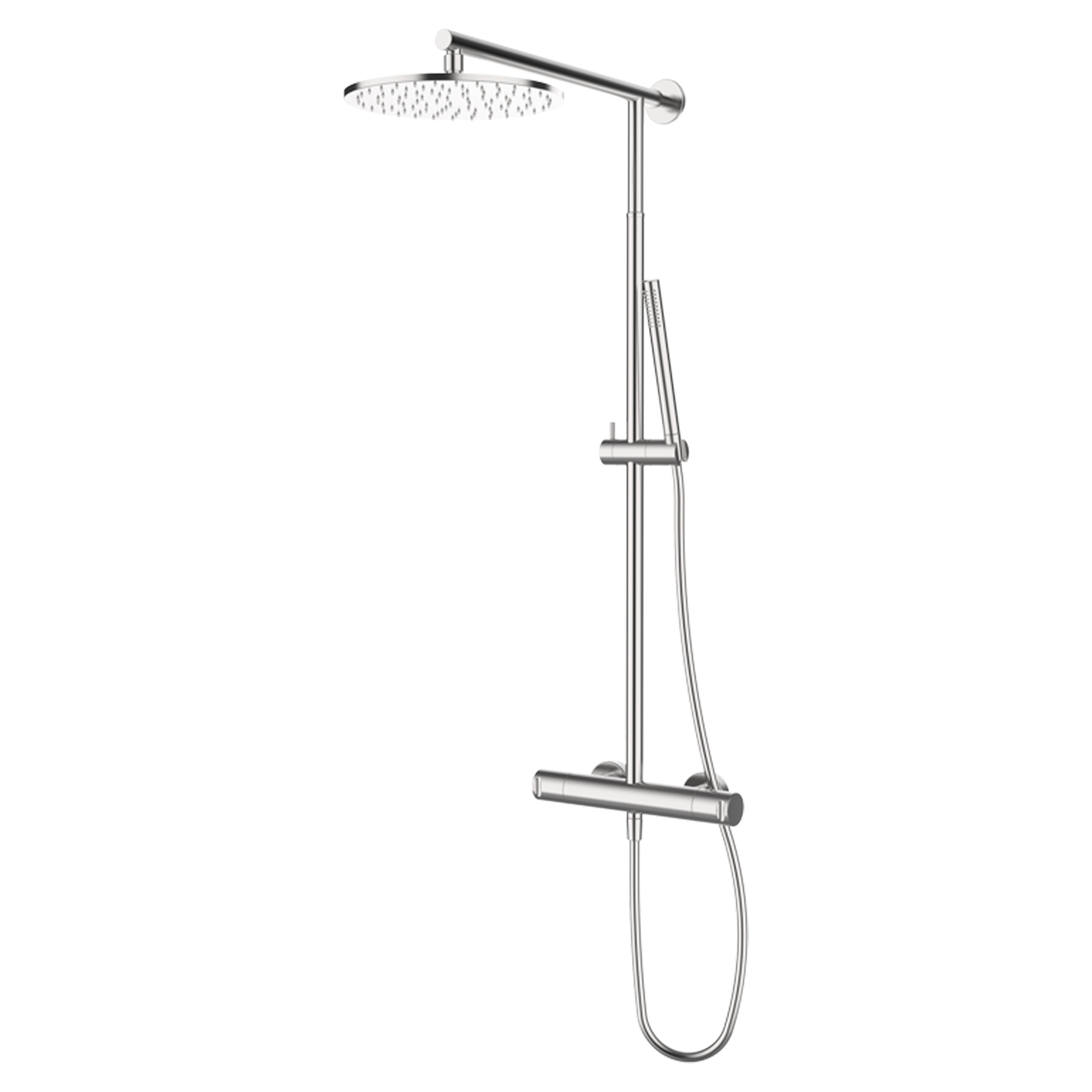 Brusesæt Kelver Krom Mat med Termostat