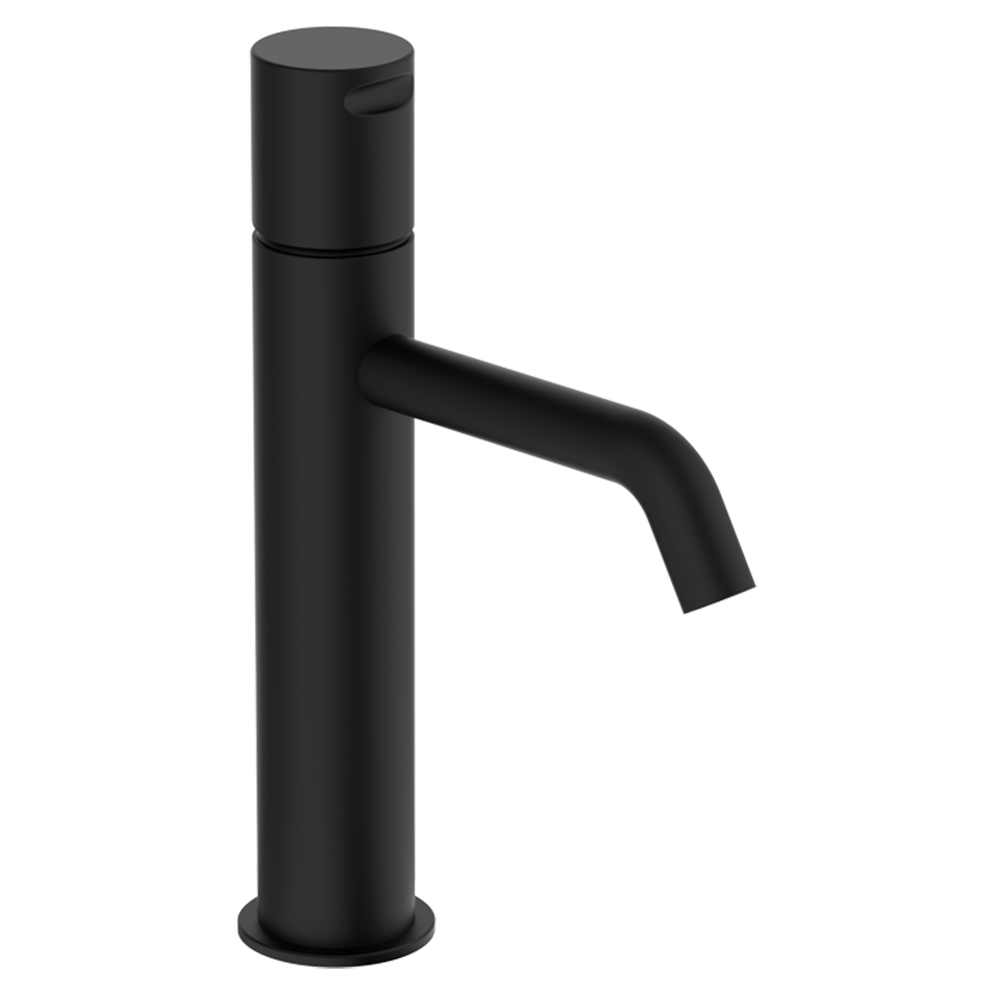 Håndvaskarmatur Kelver 23 cm Sort Mat Høj