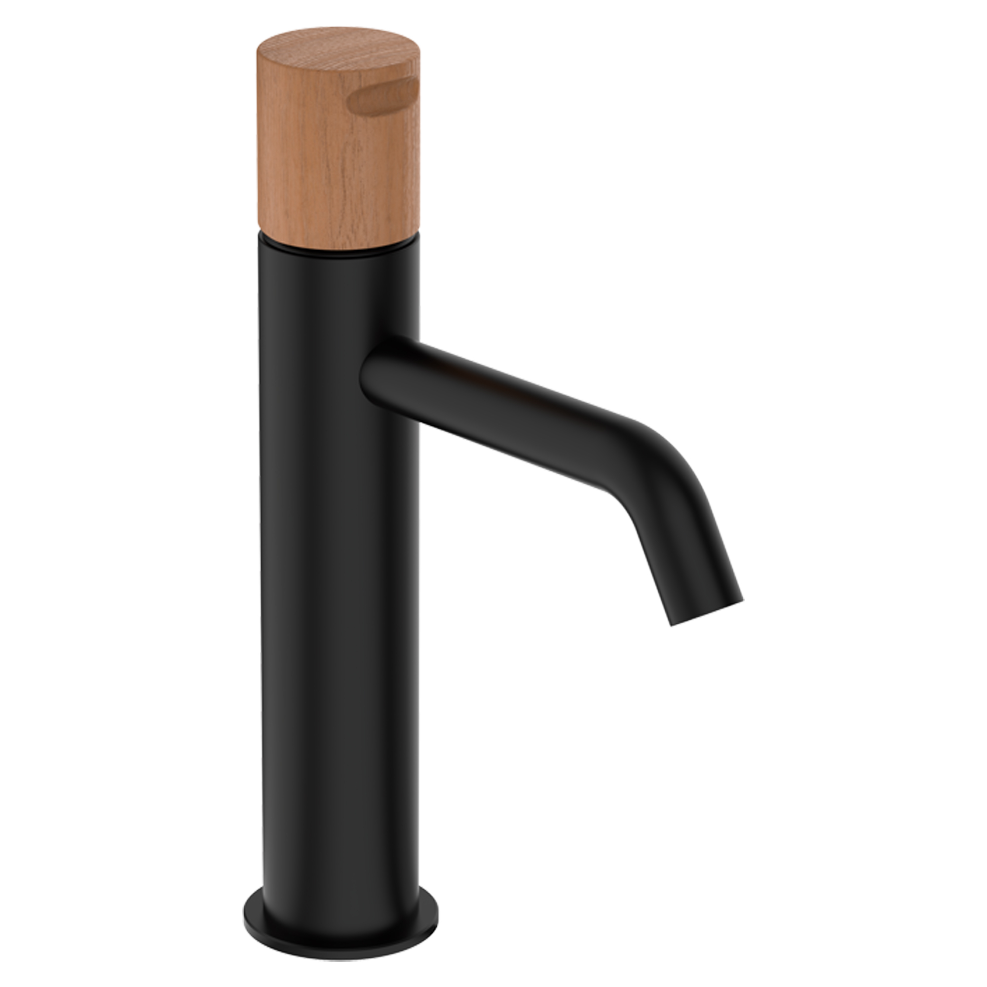 Håndvaskarmatur Kelver 23 cm Sort-Arce Mat Høj