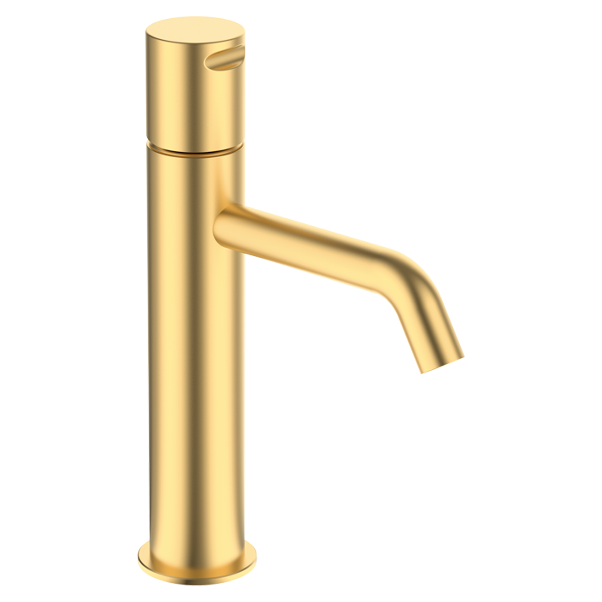 Håndvaskarmatur Kelver 23 cm Guld Mat Høj