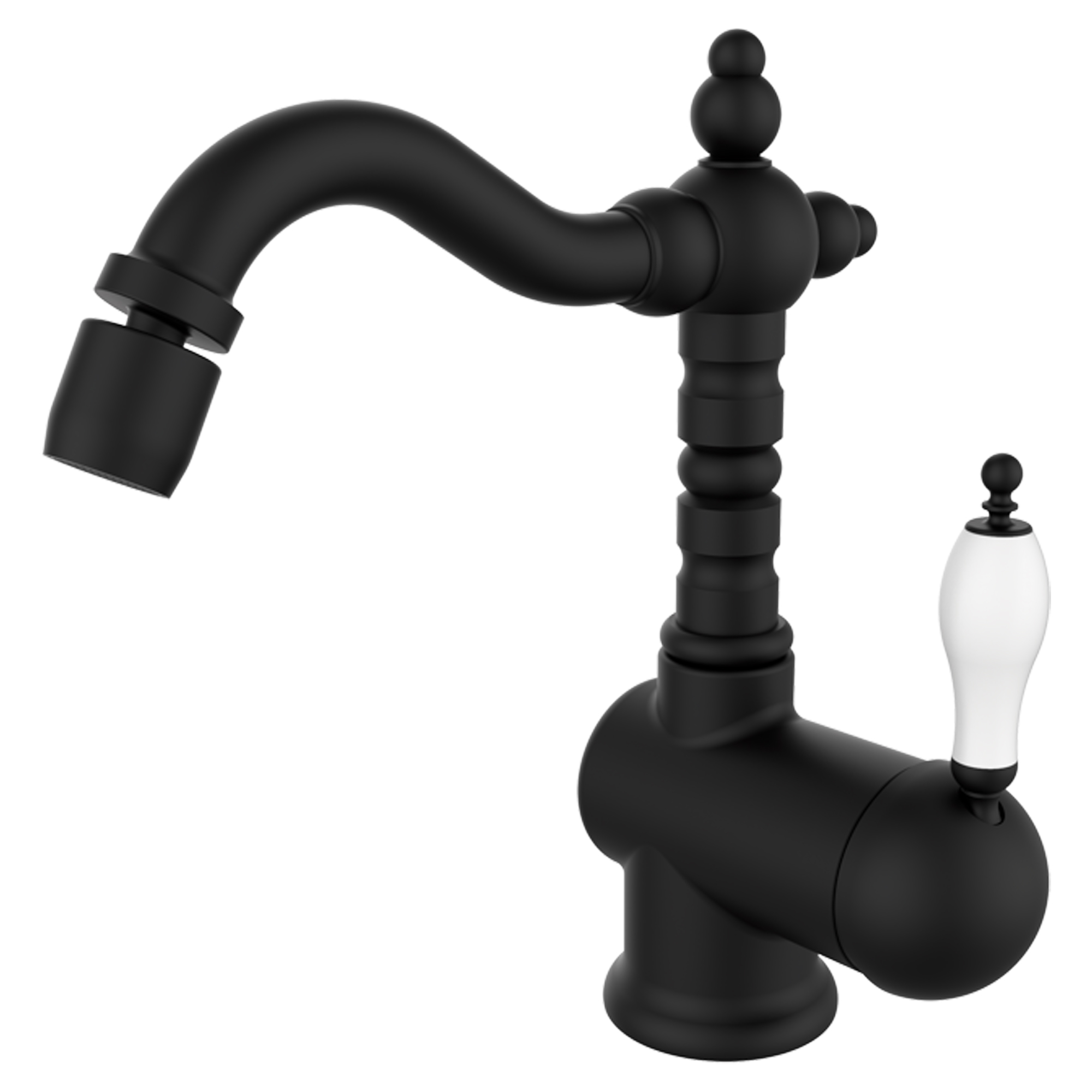 Bidetarmatur Alderton Lever Sort Mat