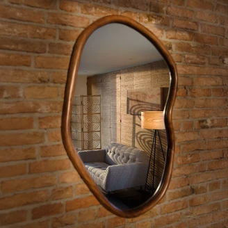 Dutchbone Spejl <strong>Ashley</strong>  Valnød