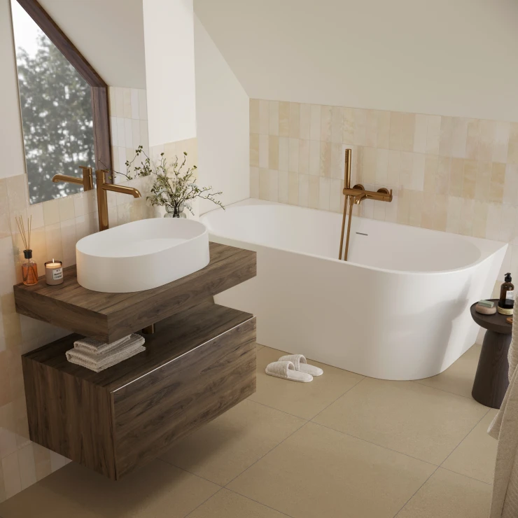 Klinker Maui Guld-Soft Mat 60x60 cm