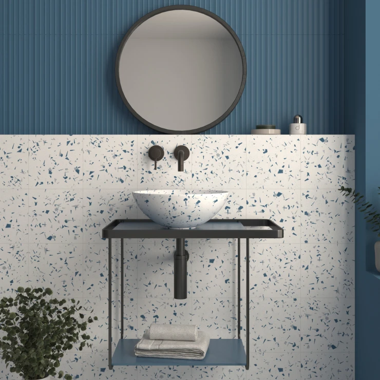 Dune Håndlavet Håndvask Fragmenta Azul 40 cm