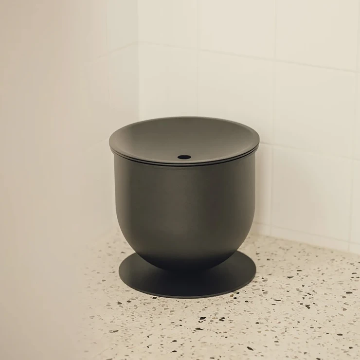 Badeværelse Spand Rimini 7L Sort