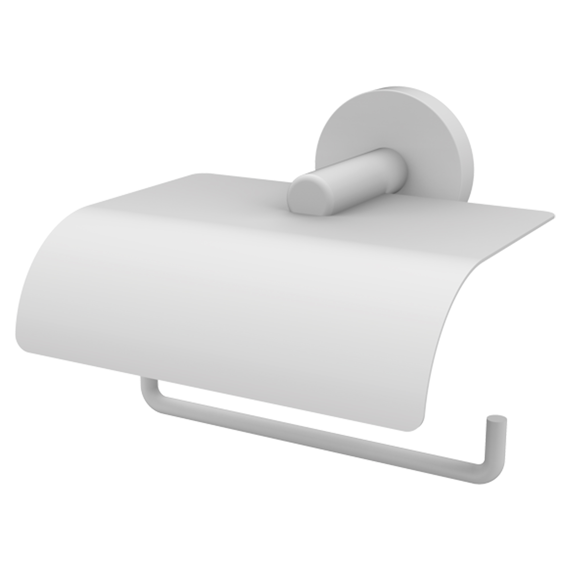 Toiletpapirholder med Låg Arven Hvid Mat