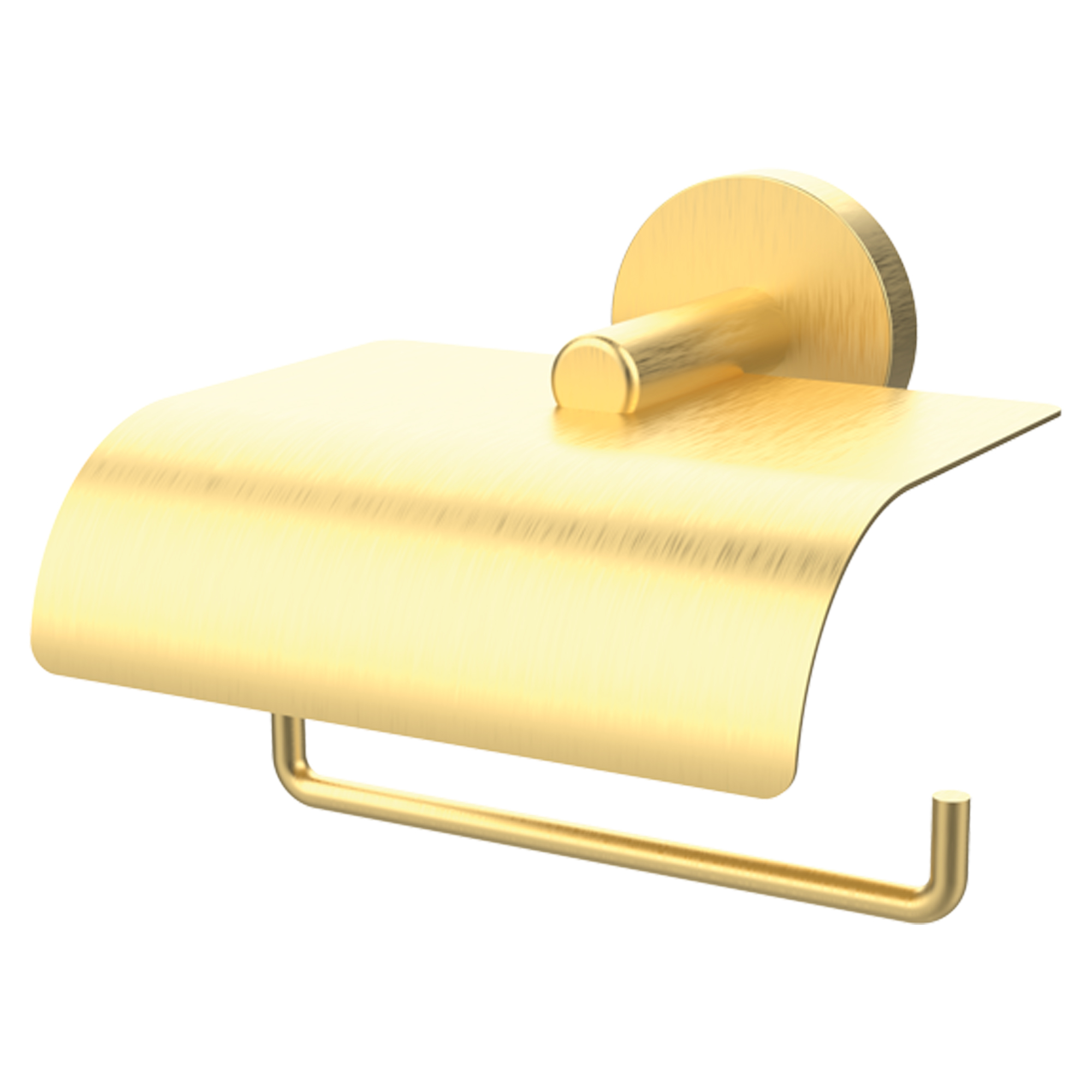 Toiletpapirholder med Låg Arven Guld Mat