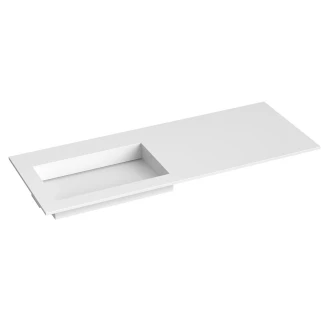 Håndvask <strong>Corian N</strong> Venstre Hvid Mat 120 cm