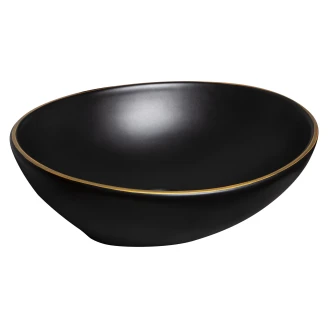 Håndvask <strong>Nuvia</strong>  Sort Mat 42x34 cm