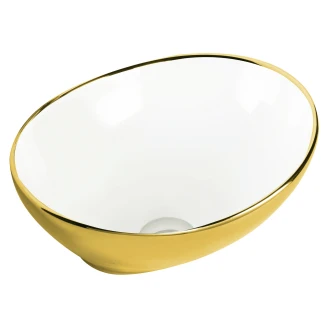 Håndvask <strong>Nuvia</strong>  Guld Blank 42x34 cm