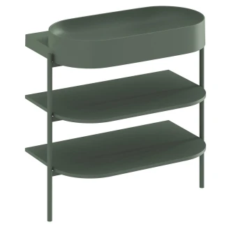 Ravak Underskab <strong>Yard</strong>  Grøn Mat 80 cm med Vask & Bundventil