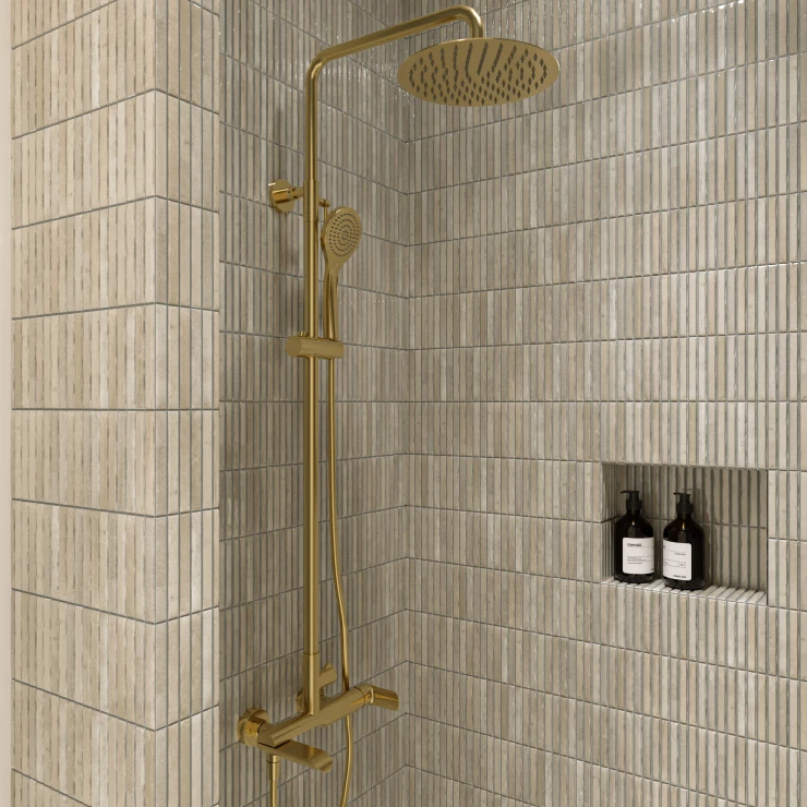 Brusesæt Lore Guld Mat