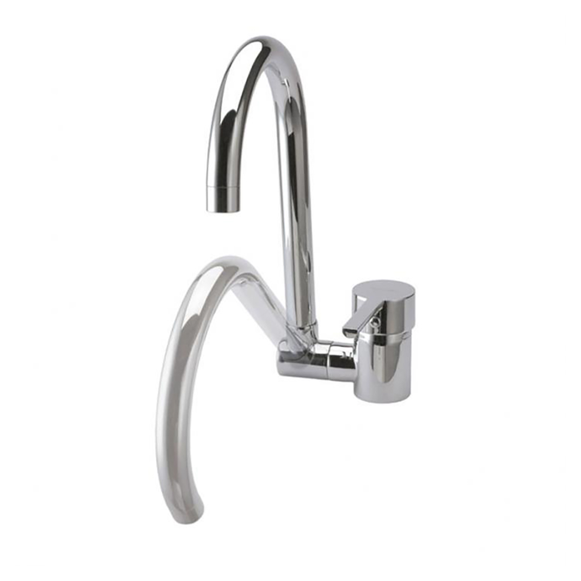 Køkkenarmatur Kovren Krom Blank med Fældbar Tud