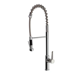 Køkkenarmatur <strong>Kelvo</strong>  Krom Blank med Udtræksslange 75 cm