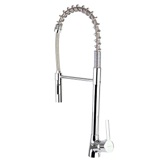 Køkkenarmatur <strong>Kelvo</strong>  Krom Blank med Udtræksslange 56 cm