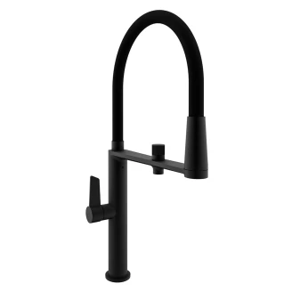 Køkkenarmatur <strong>Ryvik</strong>  Sort Mat