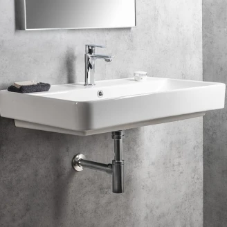 Håndvask <strong>Levra</strong>  Hvid Blank 80x48 cm