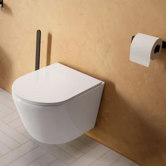 Væghængt Toilet <strong>Fjord</strong>  Hvid Blank