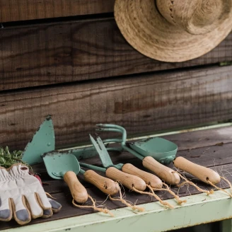 Barebones Sæt med Haveredskaber 6 Dele <strong>Wildhaven</strong>  Sort