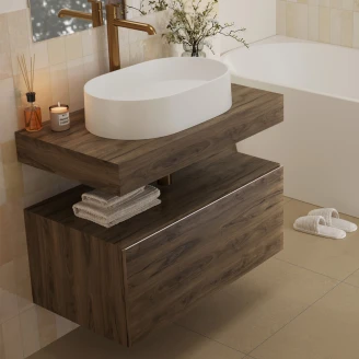 Underskab <strong>Elmstone</strong>  Træ Mørkt Mat 80 cm